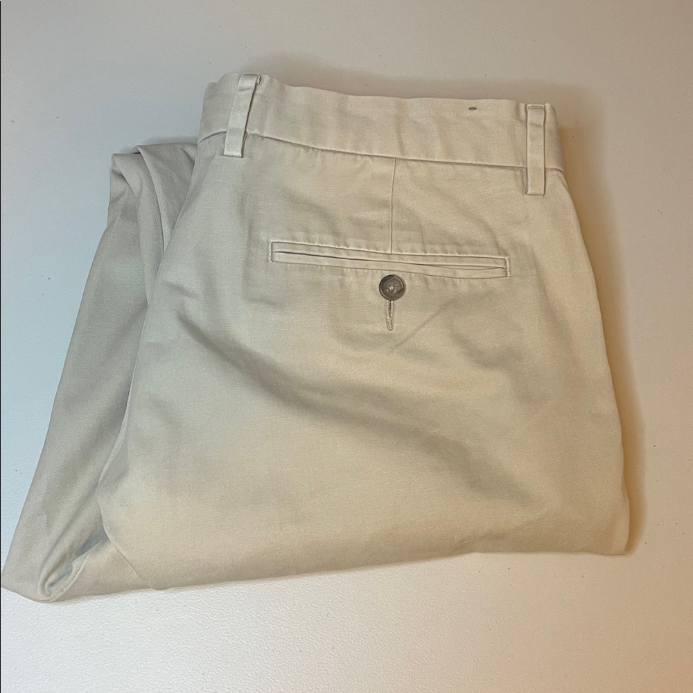 JCrew Bowery Cotton Chino Pant Khaki Size 34